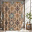 Rideau de douche avec tapis de bain-1867767233