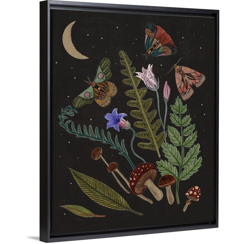 «Dark Forest III» par Melissa Wang - reproduction d'art, Toile avec cadre noir, H 22 po x l 18 po x P 1,75 po