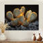 Cactus jaune, jaune, noir, coucher de soleil-897050214-897050215
