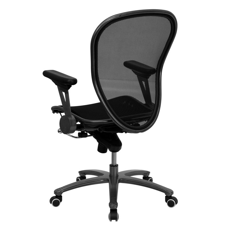 Mid-Back  Mesh Managerial Chair, Black