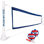 Gosports Deck-Mounted Splash Net ELITE Inground Pool Volleyball Game - Permanent Deck Mounted For Inground Pools