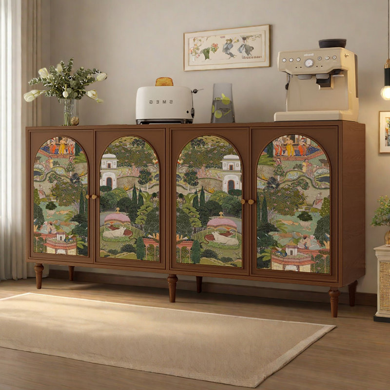Buffet moderne et multifonctionnel, Brun