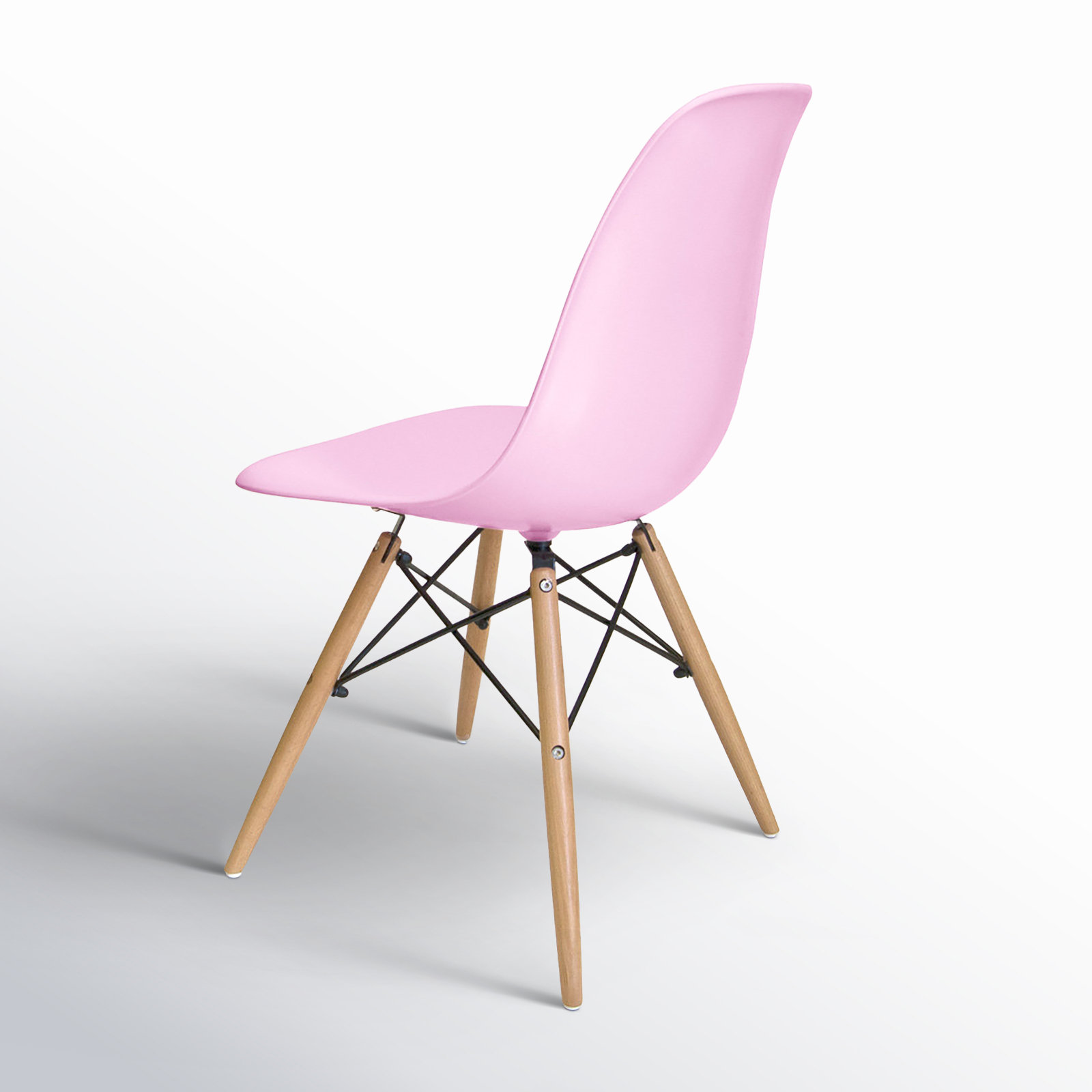Jordan 4 - Person Dining Set, Pink, Natural, Natural