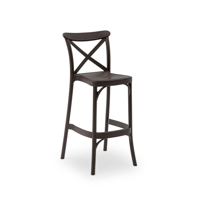 Tabouret de comptoir Milan, Brun, 26" H