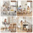 Modern Mid Century Accent Chair With Backrest & Metal Legs-1648502268