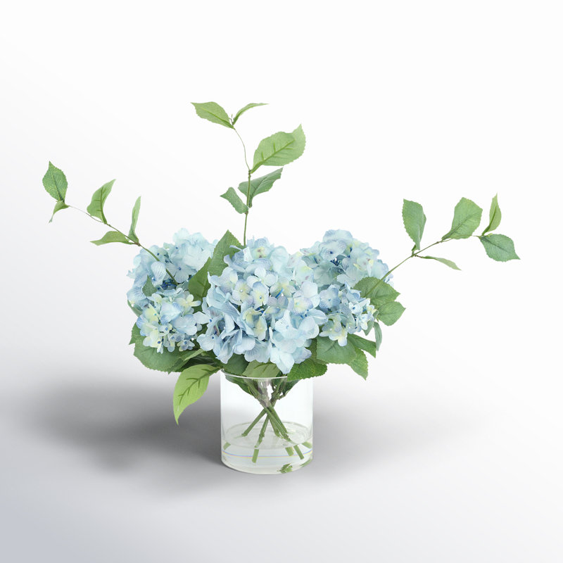 Spring Additions Hydrangea Flower Spray Arrangement, Blue