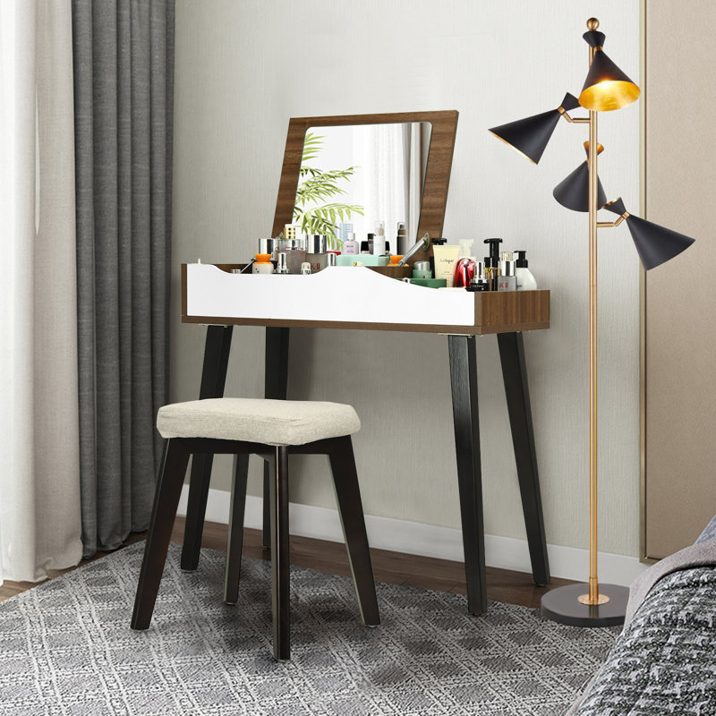 Deluna Dressing Table with Mirror