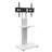 Adjustable Mobile TV Stand With Shelf For 32-75 Inch Tvs, Lockable Wheels, And VESA Compatibility-1398938591