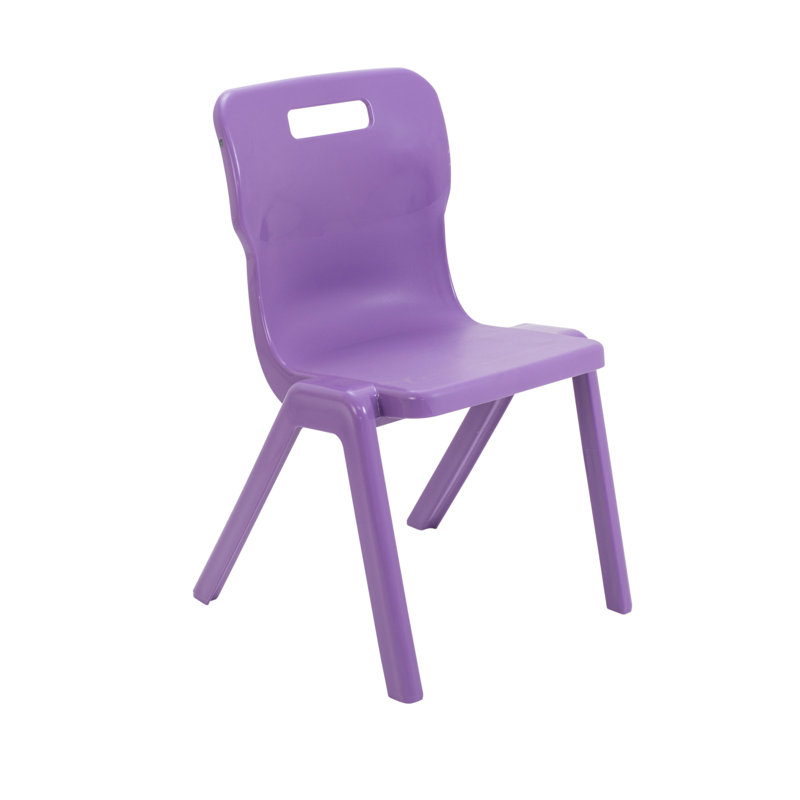 Kristen Children's Desk / Activity Chair, H56.3 x W36 x D34cm, Purple