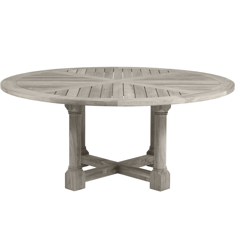 Lakeshore Outdoor Dining Table, Oyster Teak
