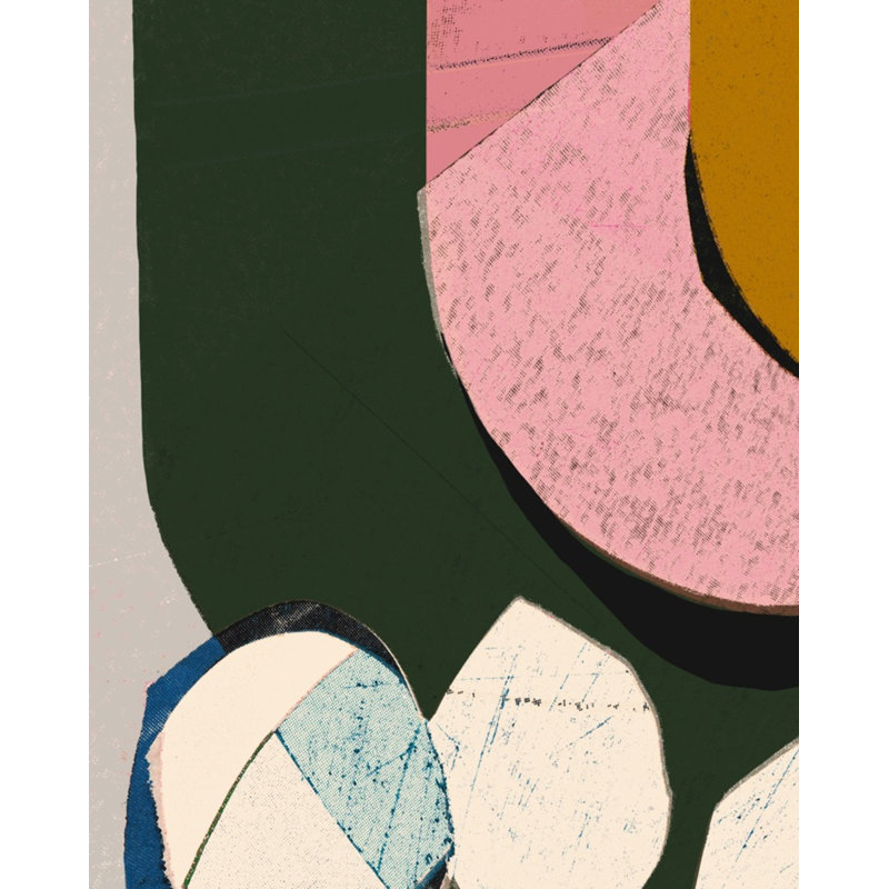 Oddment Collection 11 Print by Todaro, Katie, 40'' H x 32'' W, Black Single Picture Framed
