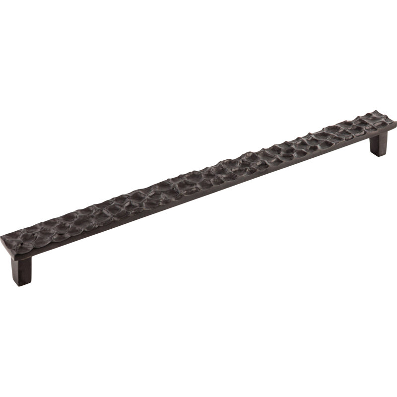 Cobblestone Bar Pull, Coal Black, 12 9/16" Center to Center