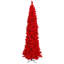 Sapin de Noël artificiel floqué rouge-31703630-47047471