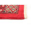 Tapis à main one-of-kind-noué la 2010 bokhara rouge 9 pi 1 po x 12 pi. zone en laine 4 po Allal