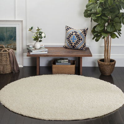 Sga-Amoroso Shag Performance Solid Color Rug