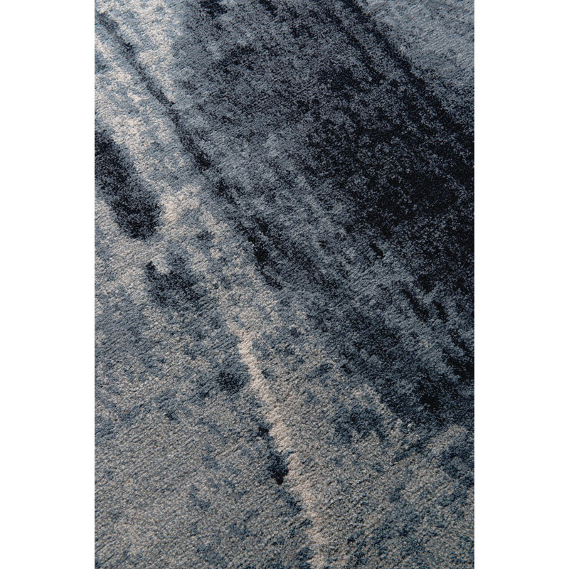 David Rockwell Lola Blue Area Rug, Rectangle 9' x 12'