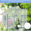 Serre en polycarbonate - pour cour extérieure avec base galvanisée et drainage efficace-115808149