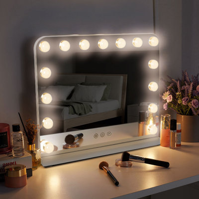 Aidenas Metal Rectangle Mirror