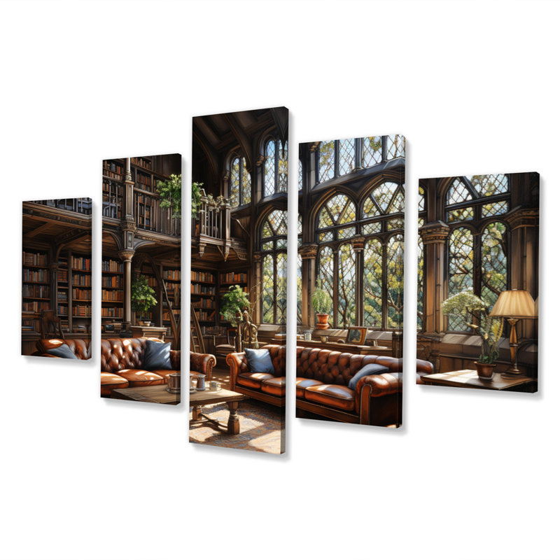 Art contemporain sur toile - Bibliothèque