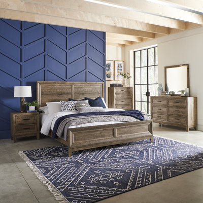 Anquenette Queen Panel Bed, Dresser & Mirror, Chest, Nightstand Bedroom Set
