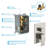 Topcraft 12-Inch Ceiling Mount Square Shower System With Rough-In Valve-114861702