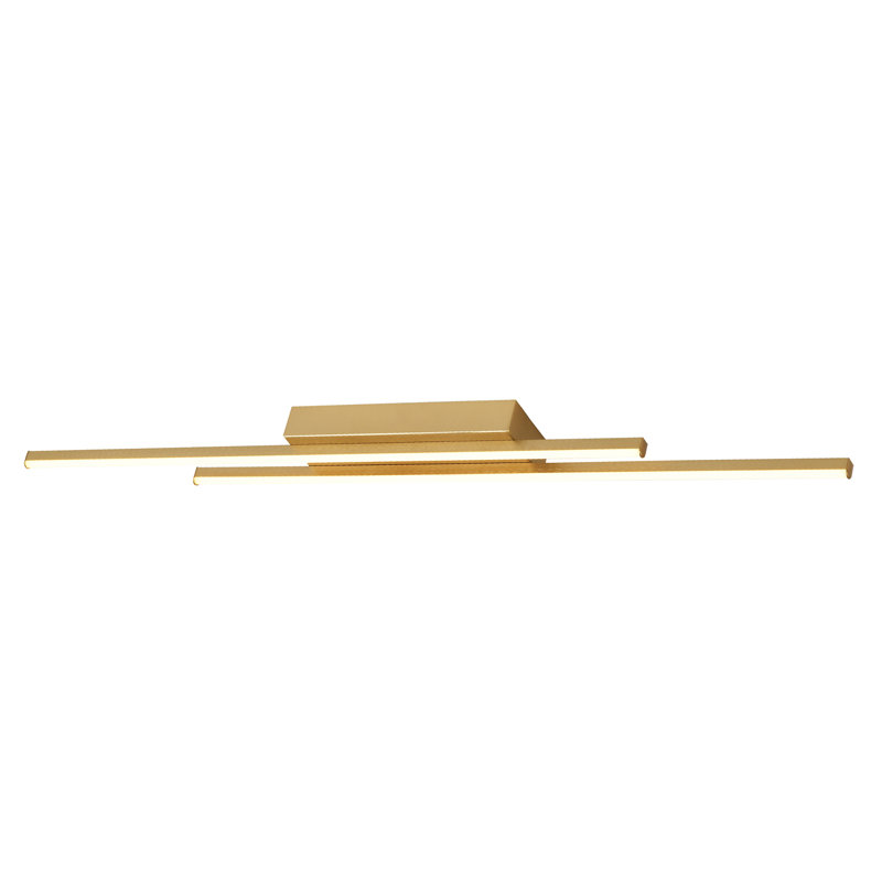Designer Metal Kitchen LED 89Cm Ceiling Light Fitting By , Brushed Gold