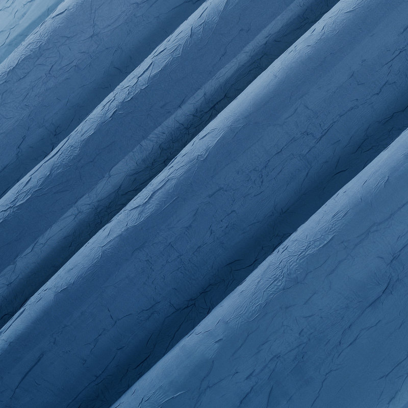 Panneau de rideau diaphane avec passe-tringle Maxon, l 51 po x L 84 po, Bleu
