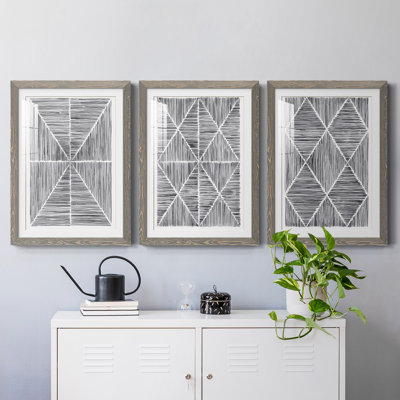 " Vibrato I " 3 Piece Art Color Photography Painting