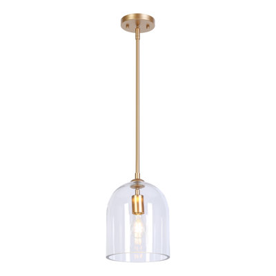Alexandre Dimmable Dome Single Light Pendant