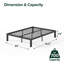 Luis QuickLock® Metal Platform Bed Frame-2099759067-2099759070