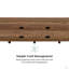 Meuble télé Rustic Barndoor pour téléviseur de 80 po ou moins (meuble télé)-1830466712