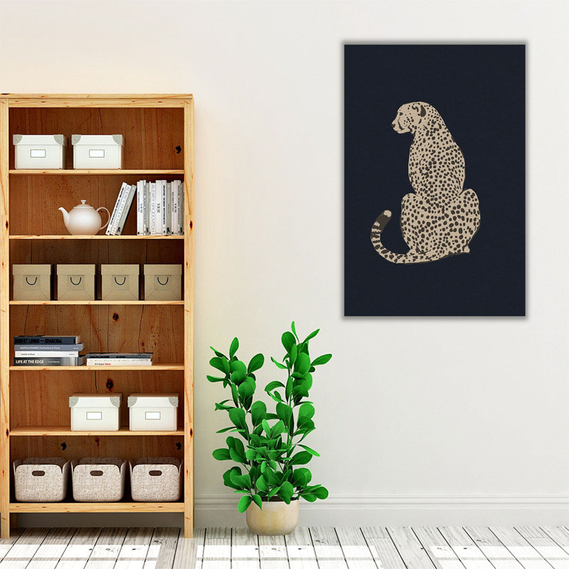 «Big Jungle Cats IV», reproduction d'art sur toile, H 60 po x l 40 po
