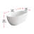 Hudepohl 54'' x 29'' Soaking Acrylic Bathtub-108229832