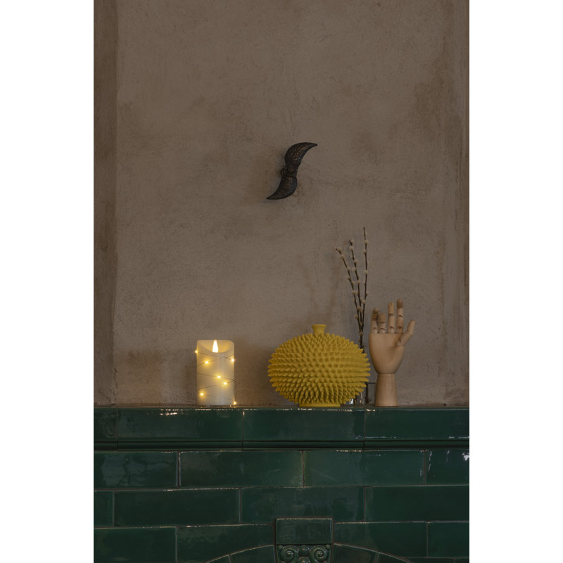 Unscented Flameless Pillar Candle, 13.5cm H x 7.5cm W x 7.5cm D