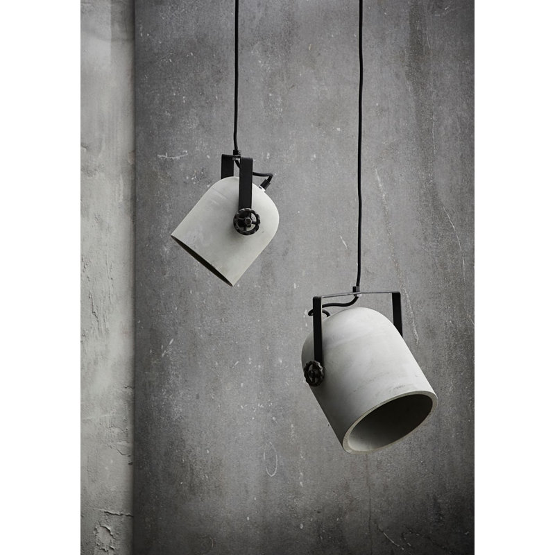 Nuirfield 1-Light Cylinder Pendant, 25cm H x 25cm W x 25cm D