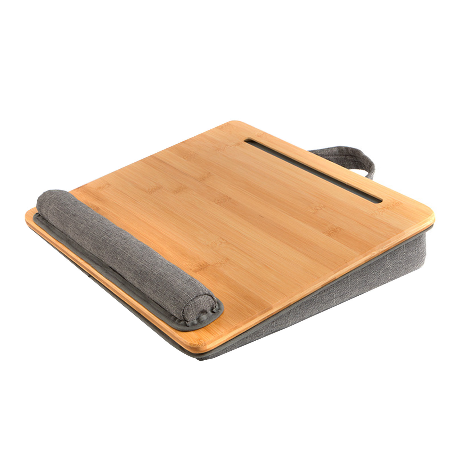 Inbox Zero Compact Laptop Desk Laptop Stand with Wrist Cushion Handle