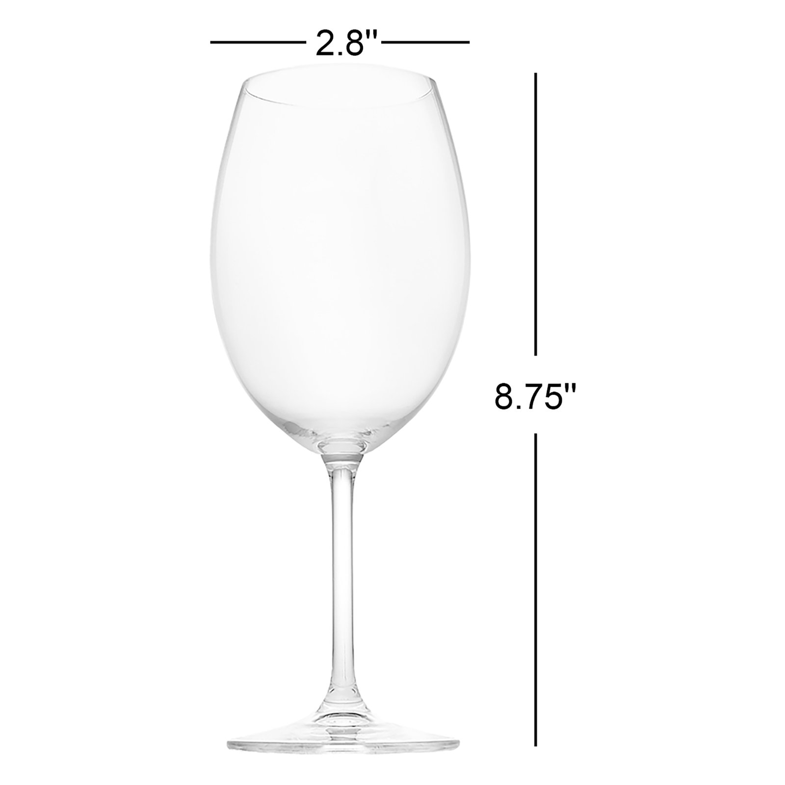Meridian White Wine Glass, Blush