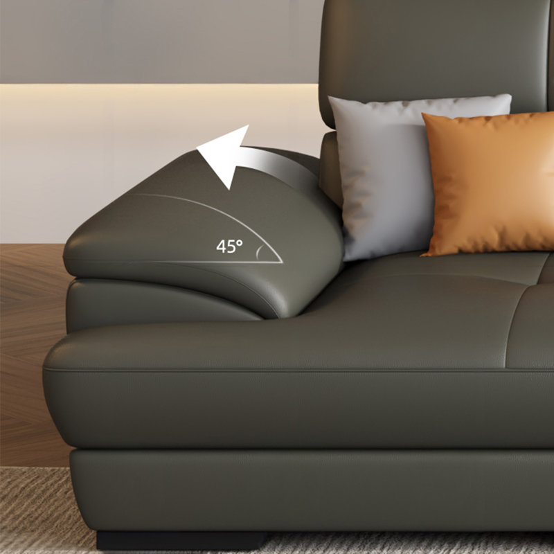Nordic modern simple sofa, 3, 28" H x 109.84" W x 39.37" D
