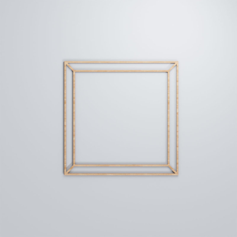 Panneaux muraux décoratifs en bois Fairplay, Aulne, H 23,375 po x l 23,375 po x P 0,375 po