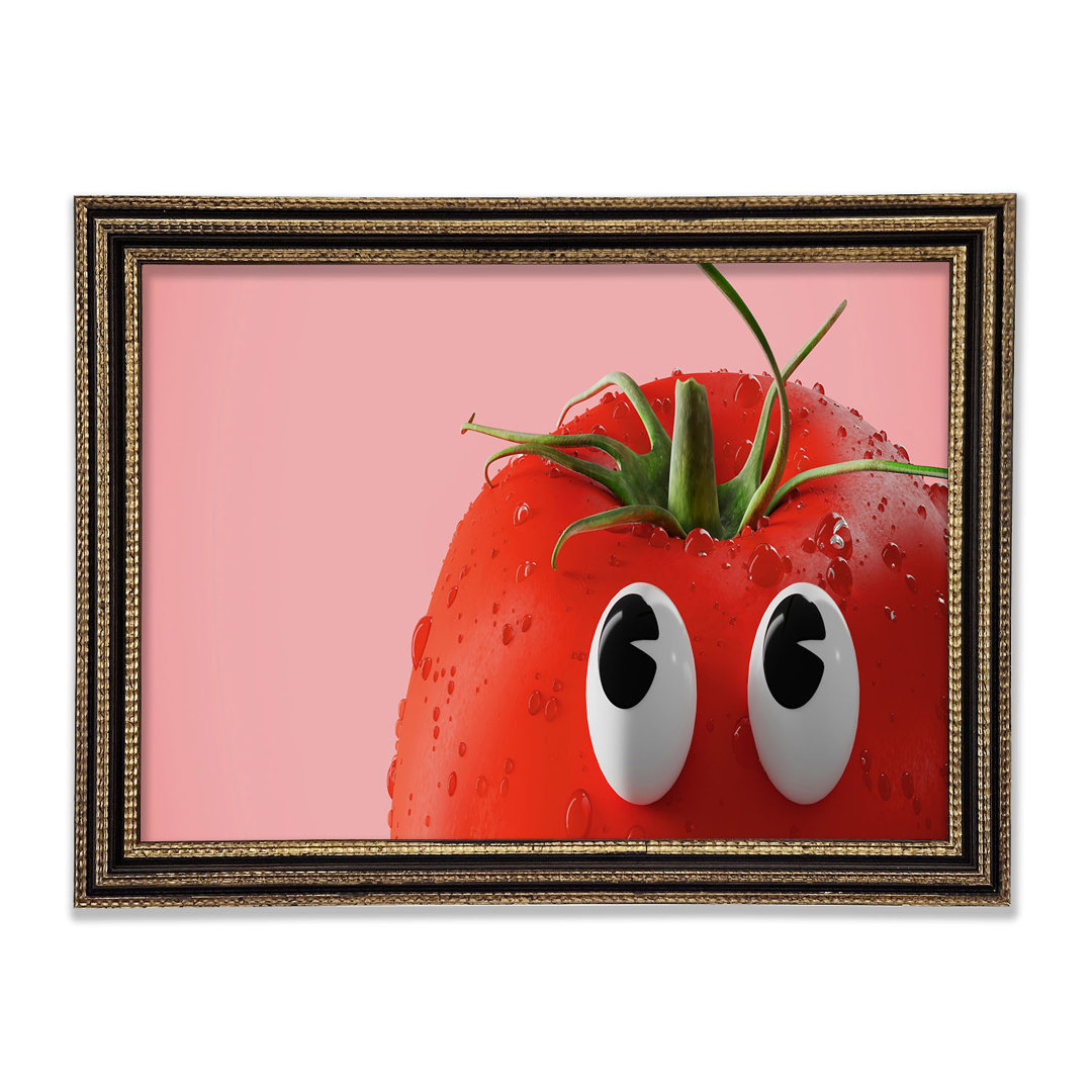 Tomato Stare Gerahmter Druck