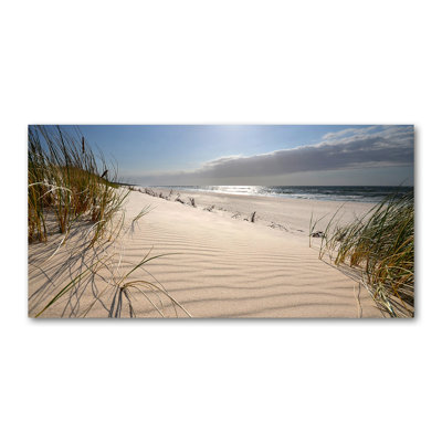 Mrzeżyno Beach - Wrapped Canvas Print