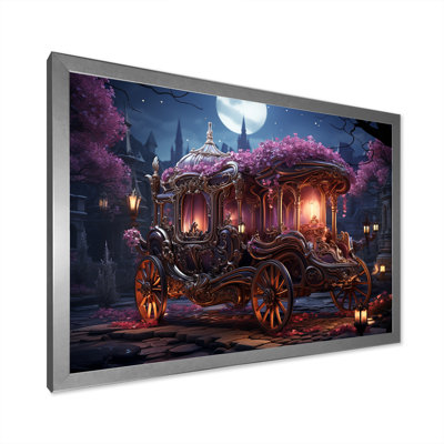 Art floral princesse chariot - vieux chariot américain