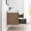 Meuble-lavabo flottant blanc moderne de 36 pouces avec lavabo intégré blanc et 2 tiroirs de rangement, mural et entièrement assemblé-1806246182-1806246201