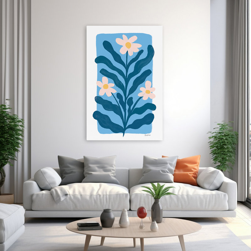 Fleurs de Scandi bohémiennes et scandinaves I, H 60 po x l 40 po