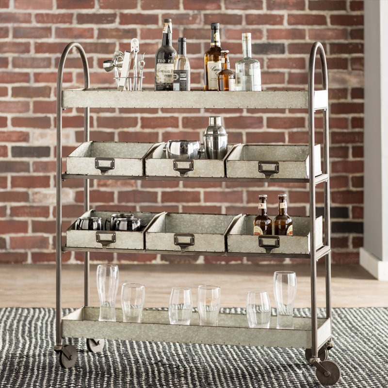 Metal Bar Cart