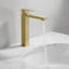 Robinet de lavabo de salle de bain à un trou avec bonde escamotable et trou simple-120276111