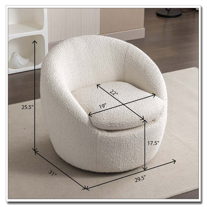 Fauteuil demi-tonneau Winnie