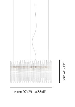 Diadema 3 - Light Pendant, Matte Bronze