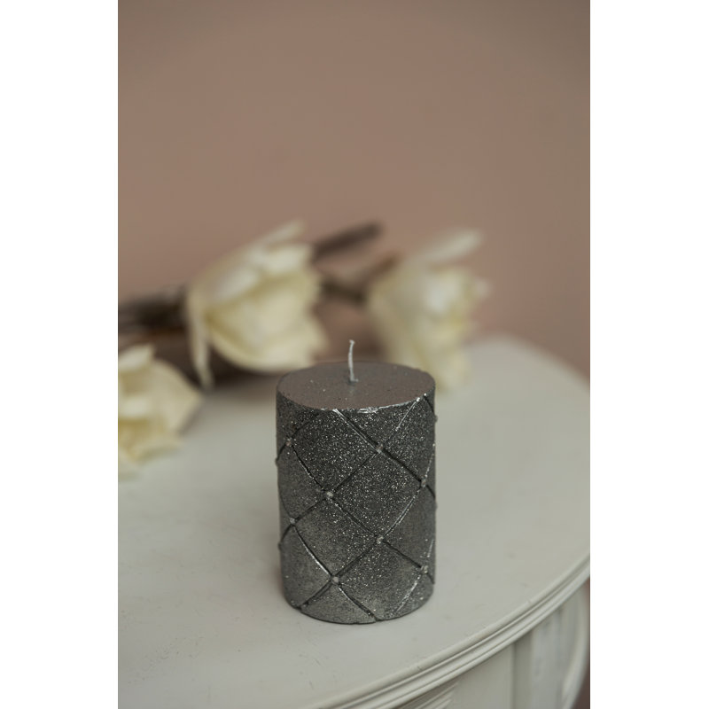 Pillar Candle, 10cm H x 7cm W x 7cm D