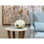 Cream Hydrangea in Rope Glass Vase-330935050